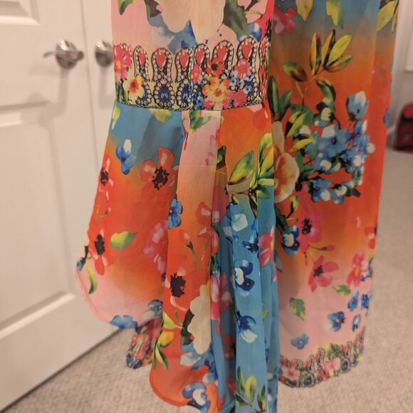 Very Colorful Multicolor Summer Top XS/S - Picture 7 of 9